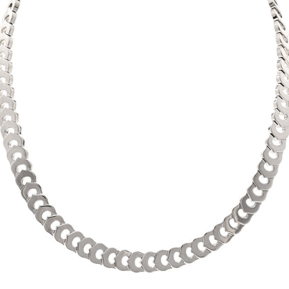 Cartier 18K White Gold Diamond C de Cartier Necklace 1 of 4