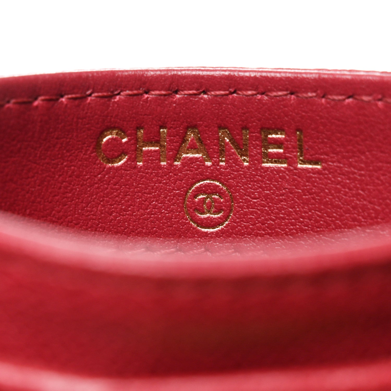 Chanel Caviar Quilted Boy Card Holder Red 6 of 14