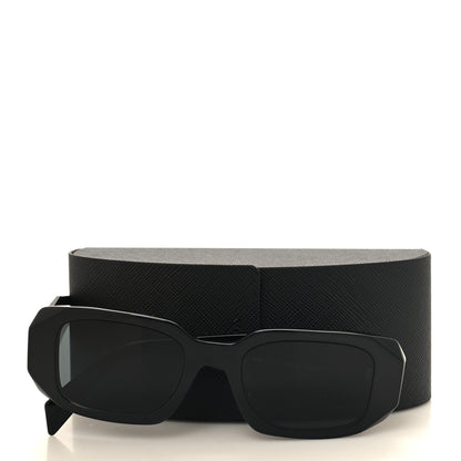 Prada Acetate Symbole Sunglasses SPR 17W Black 8 of 8