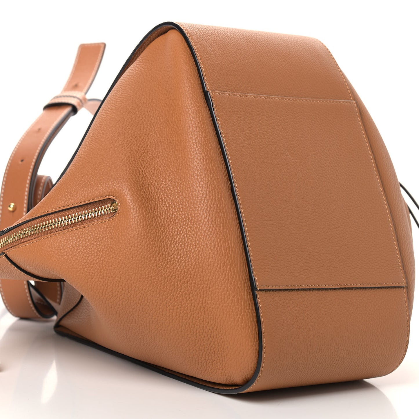 Calfskin Small Hammock Shoulder Bag Tan