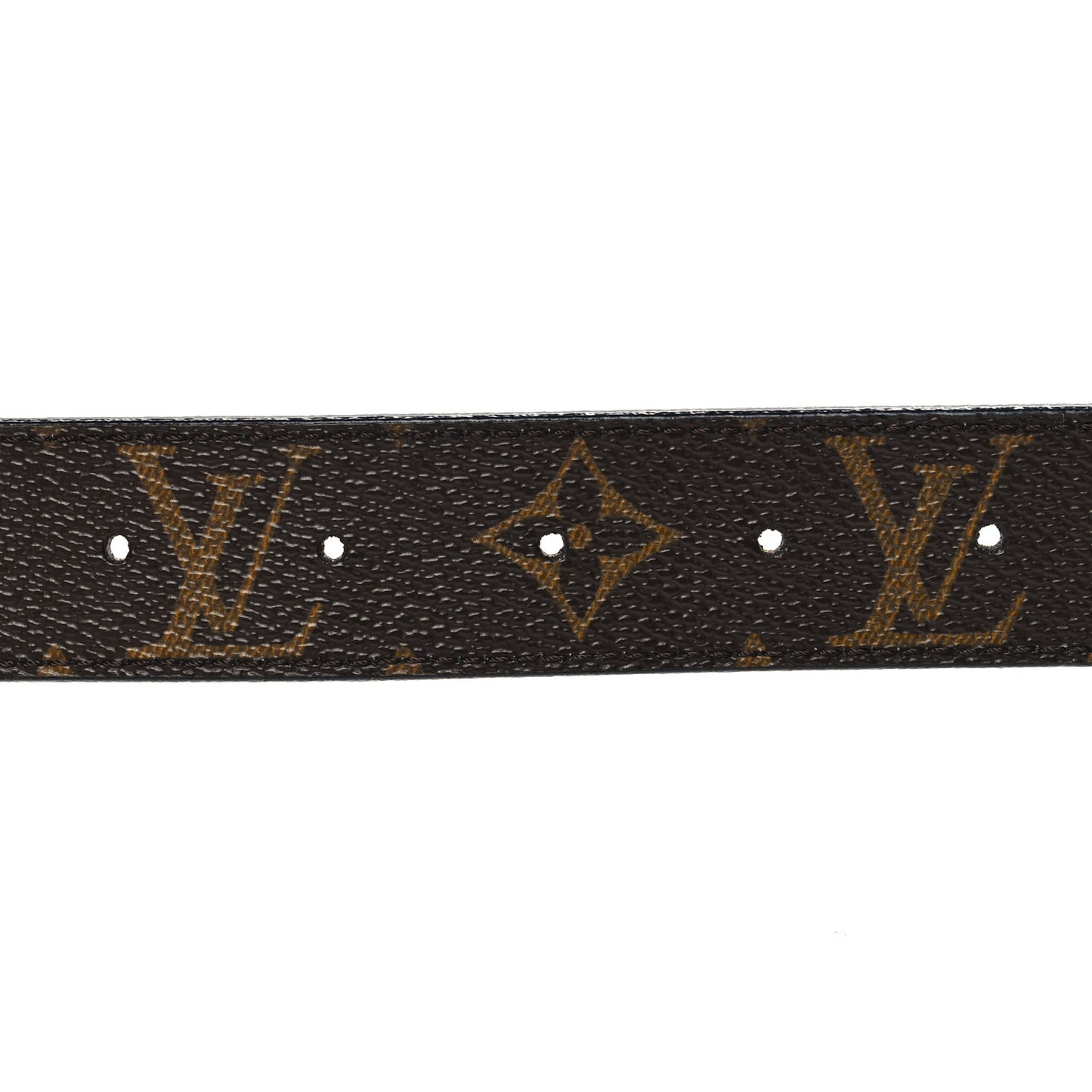 Calfskin Monogram 30mm LV Initiales Reversible Belt 85 34 Black