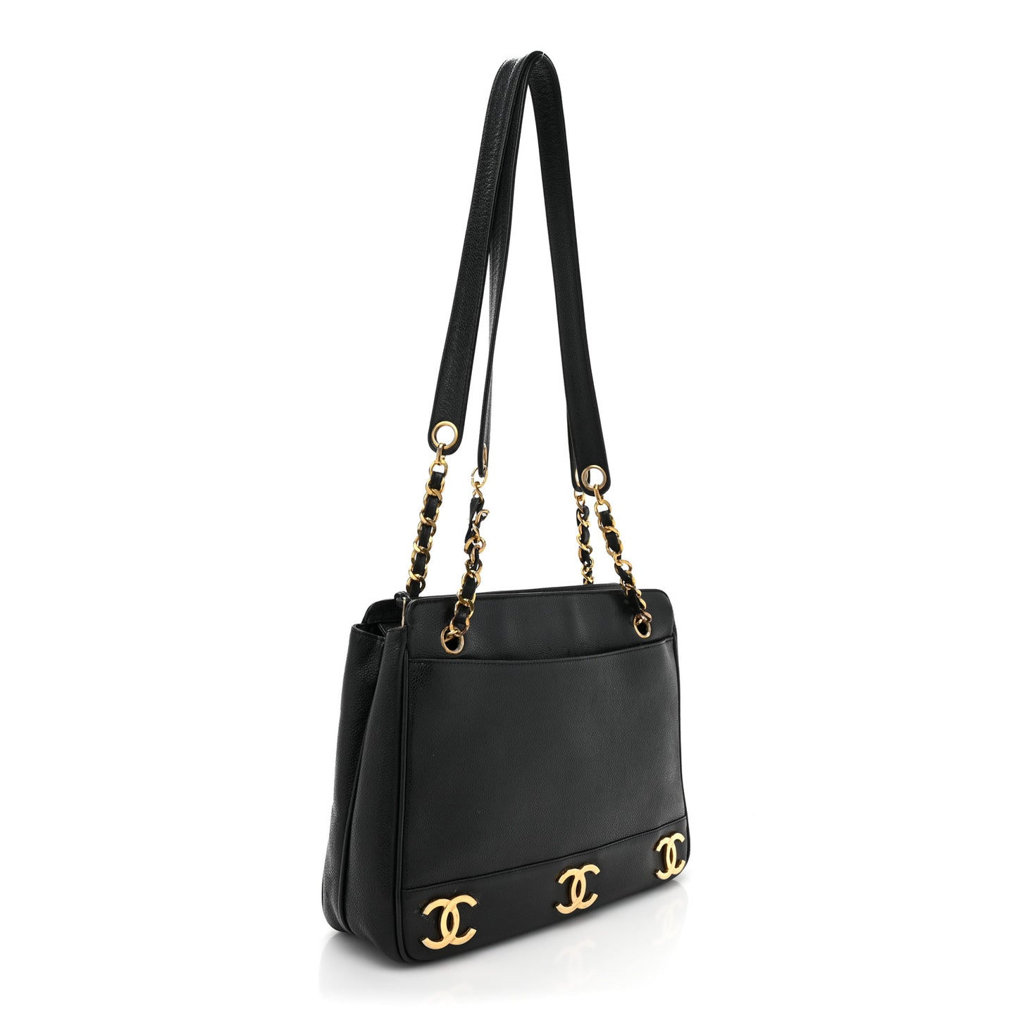 Caviar Shoulder Bag Black