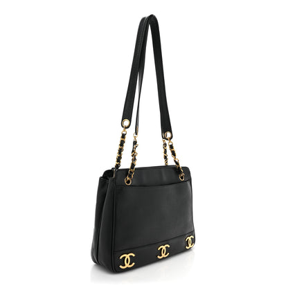 Chanel Caviar Shoulder Bag Black 3 of 16