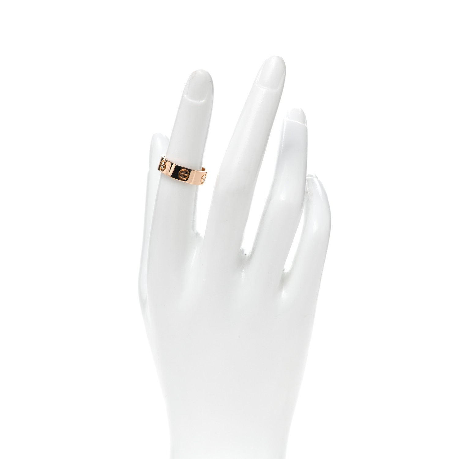 Cartier 18K Pink Gold 5.5mm LOVE Ring 51 5.75 2 of 5
