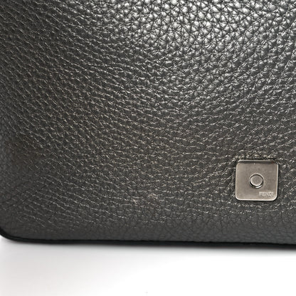 Fendi Cuoio Romano Lux Enamel Selleria Belt Baguette Bag Graphite 9 of 9