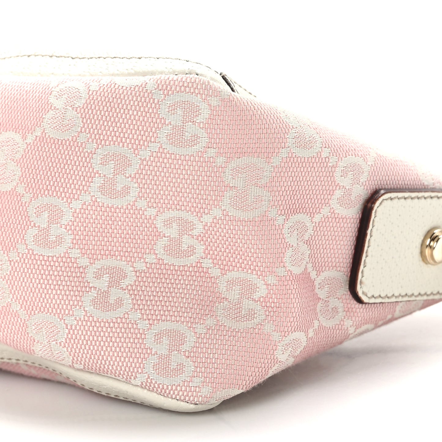 Monogram D Ring Abbey Pochette Pink White
