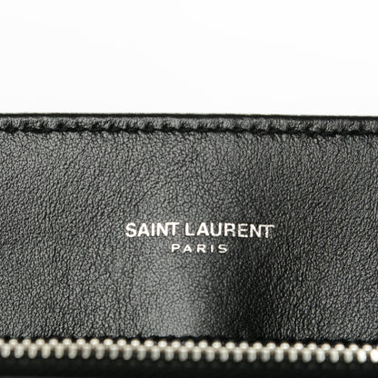 Saint Laurent Calfskin Y Quilted Monogram Large Loulou Chain Satchel Black 6 of 6