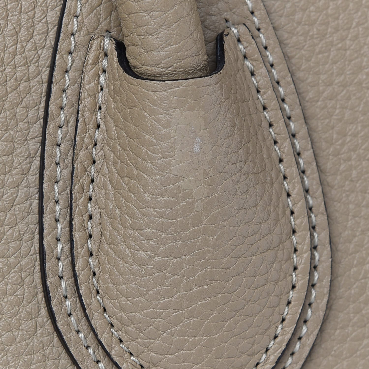 Celine Drummed Calfskin Micro Luggage Dune 10 of 10