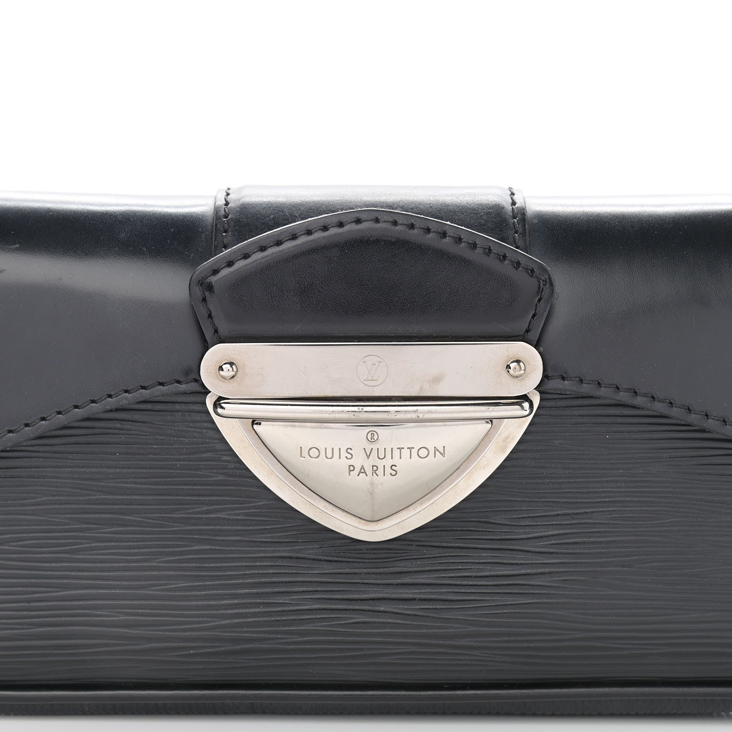 Louis Vuitton Epi Montaigne Clutch Black 8 of 14