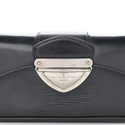 Louis Vuitton Epi Montaigne Clutch Black 8 of 14