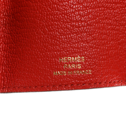 Hermes Chevre Mysore Bearn Multicles 4 Key Holder Rouge Tomate 6 of 7