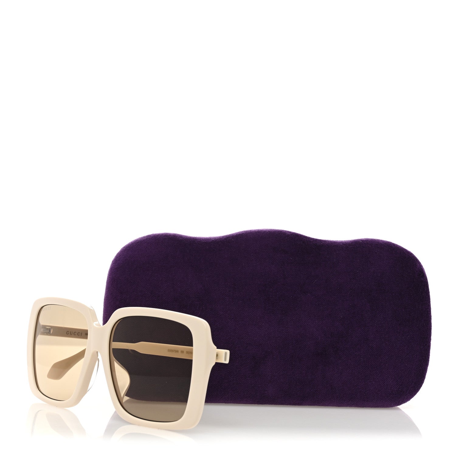 Gucci Acetate Square Frame GG0567SAN Sunglasses White 8 of 8