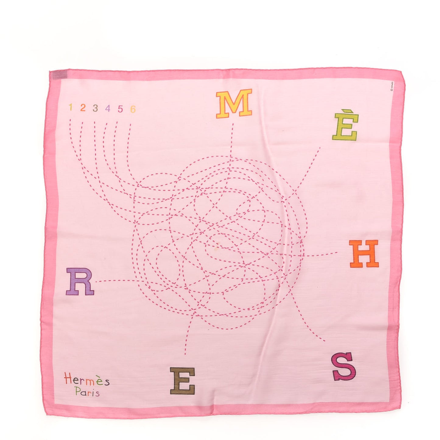 Cashmere Silk Fils Conducteurs Scarf 70 Violine Rose Pale