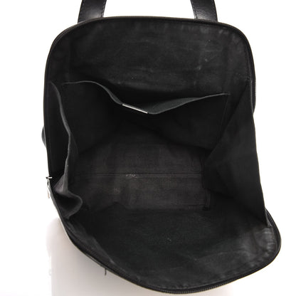 Burberry Canvas House Check Backpack Black 5 of 18