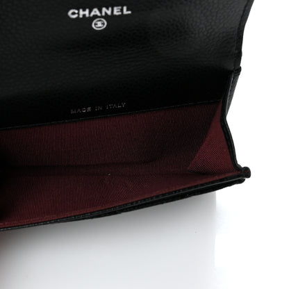 Chanel Caviar Quilted Flap Card Holder Black 5 of 7