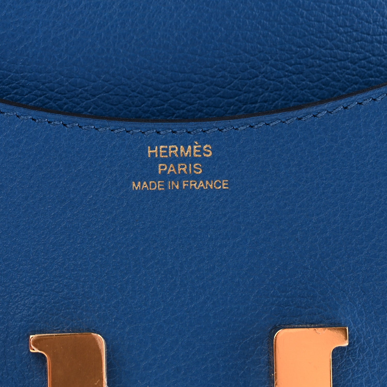 Hermes Evercolor Constance Slim Wallet Bleu France 7 of 8