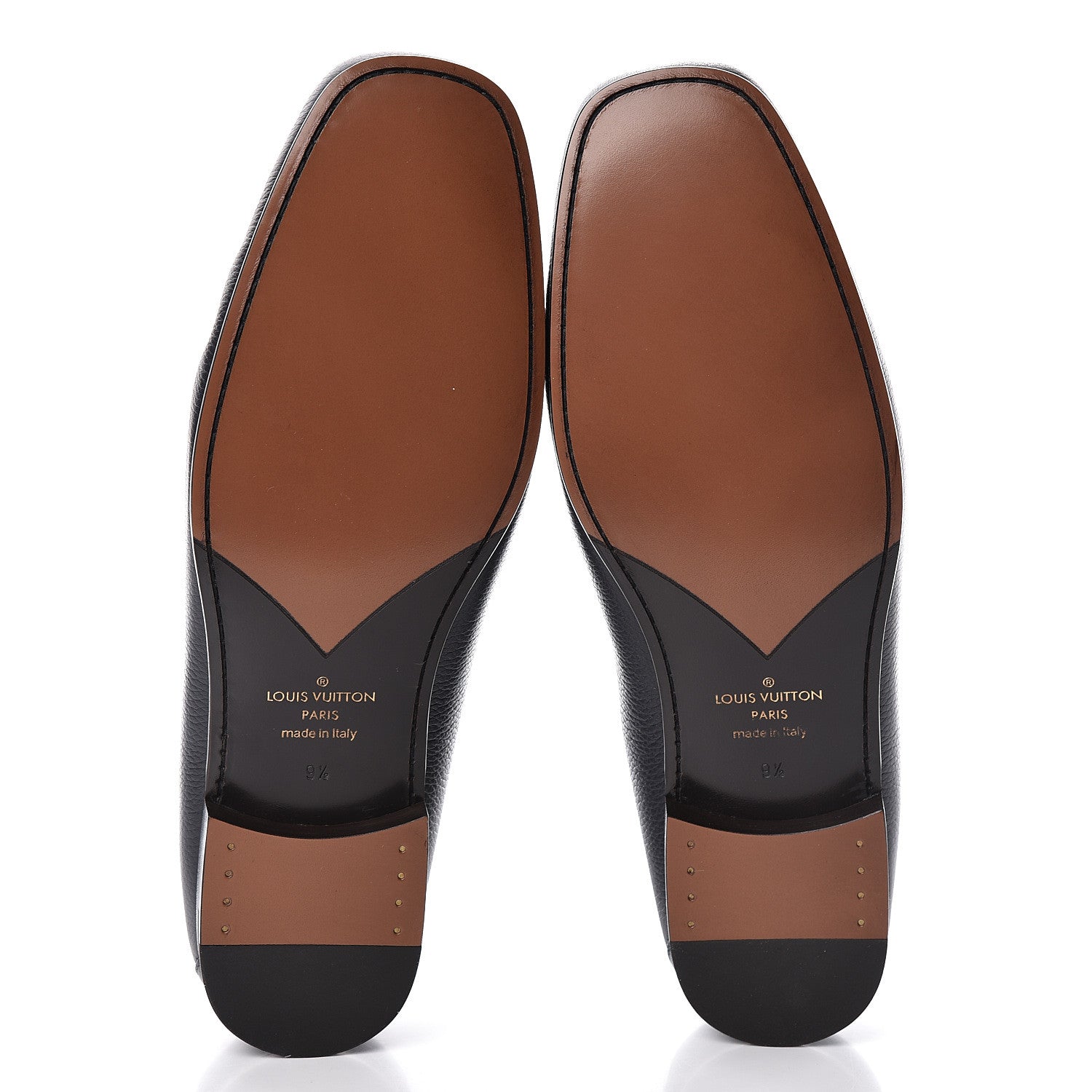 Louis Vuitton Calfskin Mens Montaigne Loafers 9.5 Marine 5 of 9