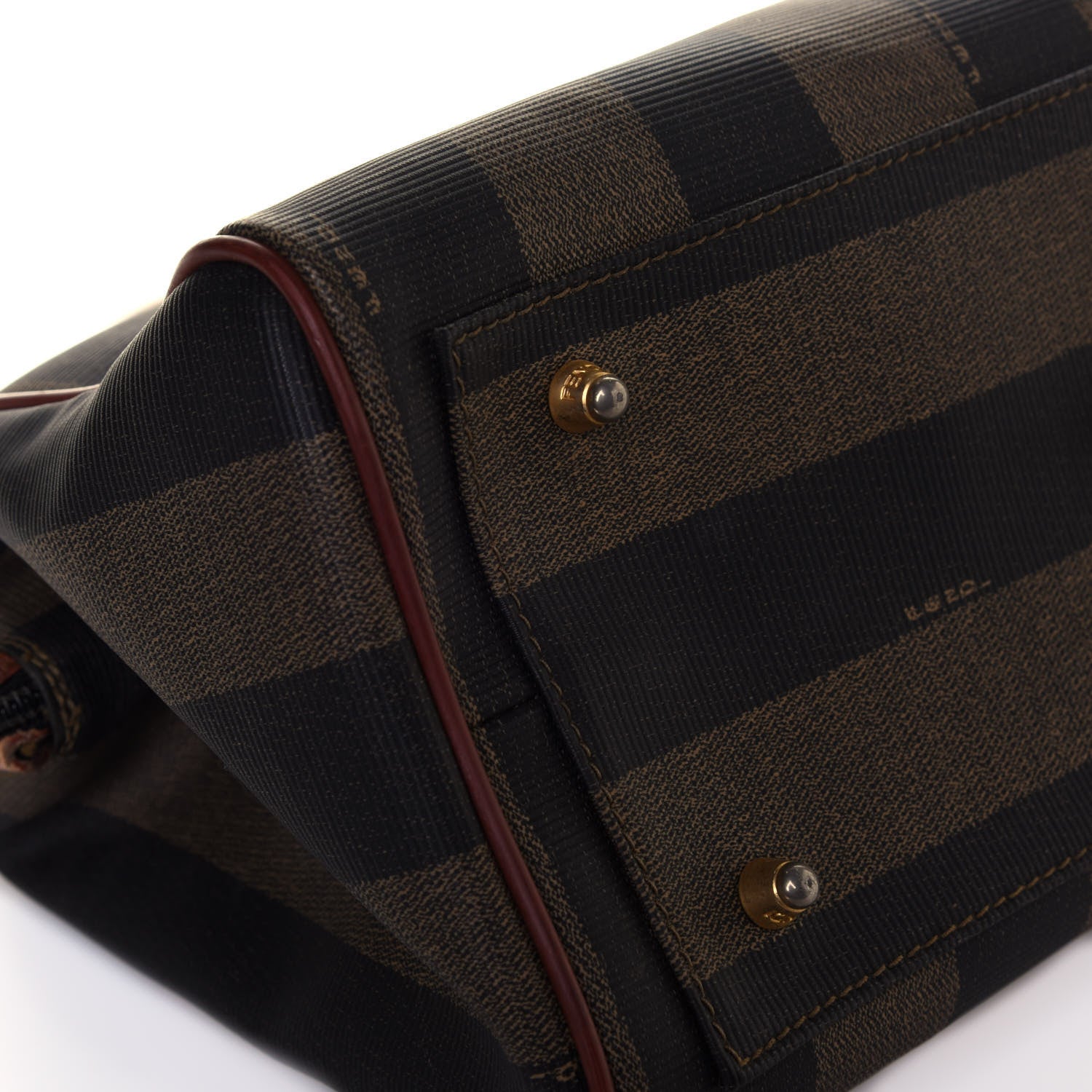 Fendi Pequin Spalmati Boston Cuoio 8 of 9