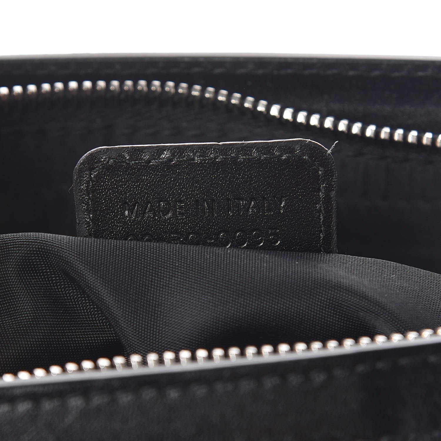 Christian Dior Denim Calfskin Monogram Tote Black 7 of 10