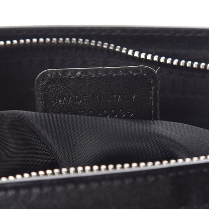Christian Dior Denim Calfskin Monogram Tote Black 7 of 10