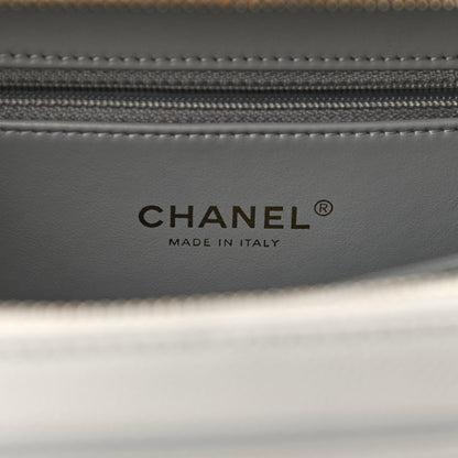 Chanel Caviar Quilted Medium CC Filigree Vanity Case Grey 5 of 8
