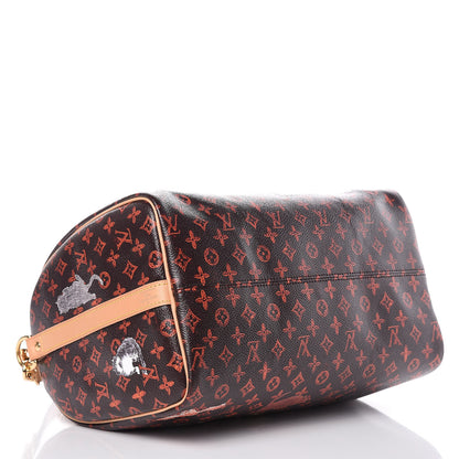 Louis Vuitton Catogram Speedy Bandouliere 30 Marron 4 of 11
