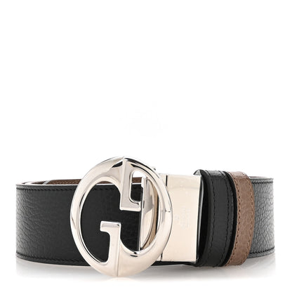 Gucci Calfskin 1973 Reversible Belt 100 40 Black Brown 1 of 7