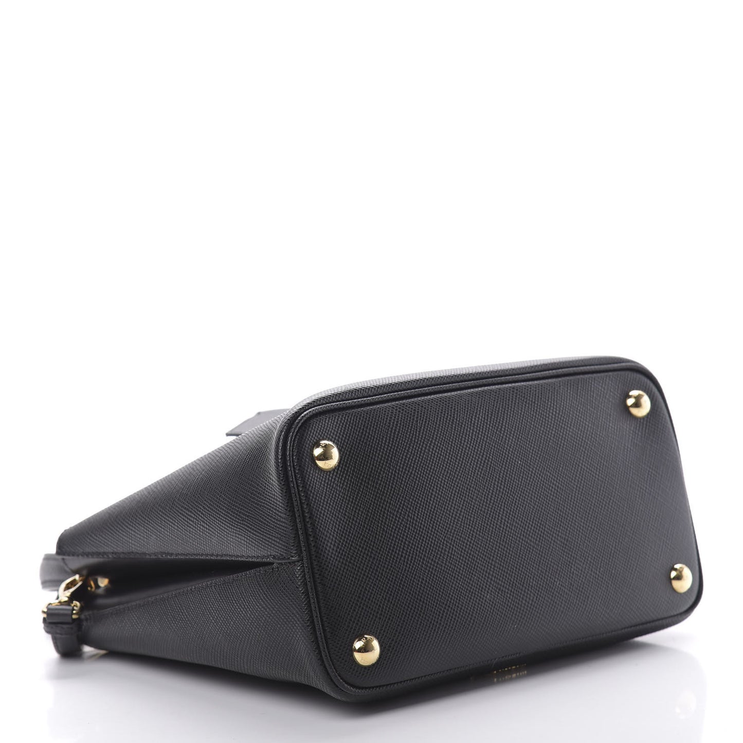Saffiano Small Ingrid Top Handle Bag Black