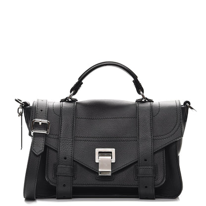 Proenza Schouler Calfskin Tiny PS1 Satchel Black 1 of 8