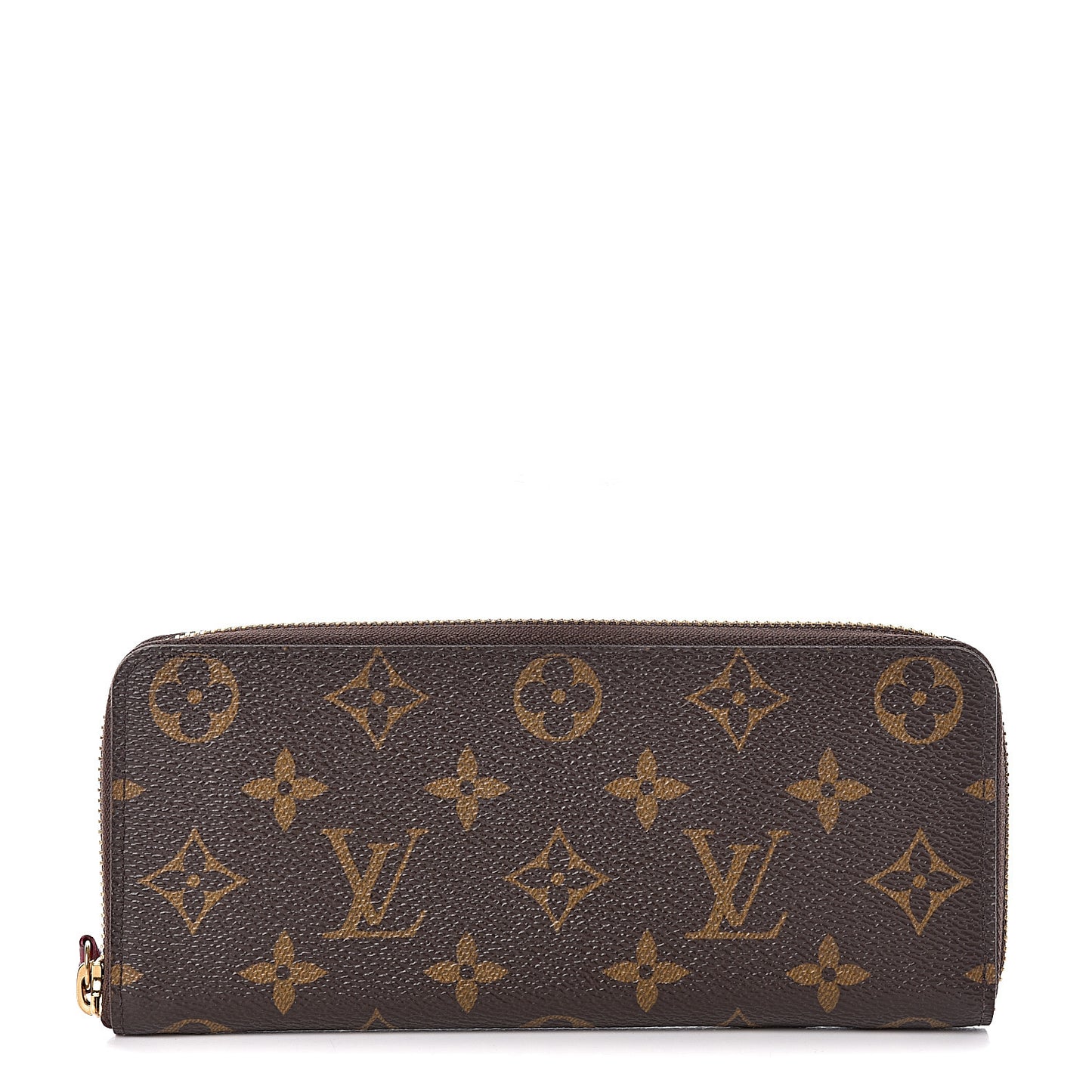 Monogram Clemence Wallet Fuchsia