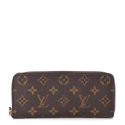Louis Vuitton Monogram Clemence Wallet Fuchsia 1 of 8