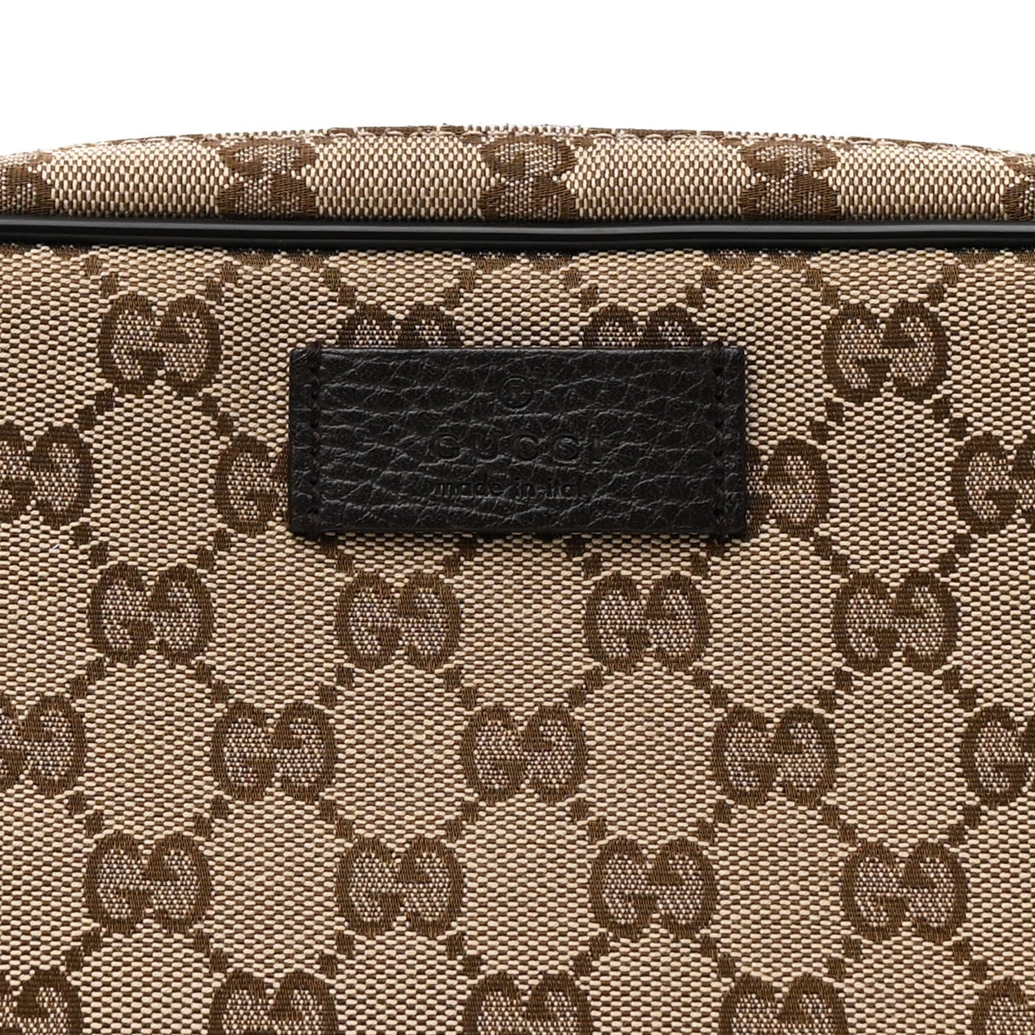 Gucci Monogram Belt Bag Dark Brown 8 of 11