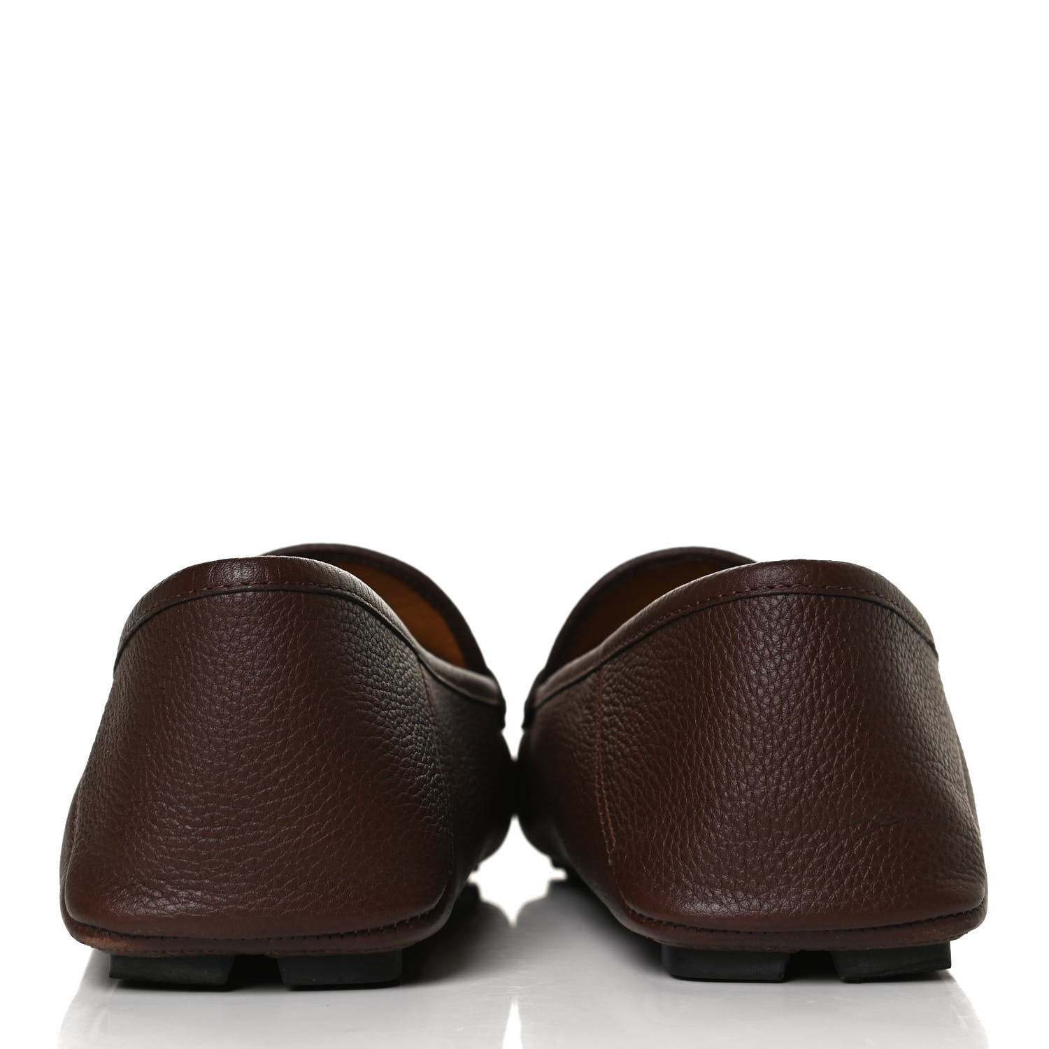 Gucci Hebron Calfskin Mens Horsebit Loafers 8 Light Brown 6 of 12