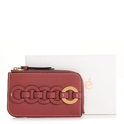 Chloe Grained Shiny Calfskin Small Darryl Coin Purse Faded Rose 11 of 11