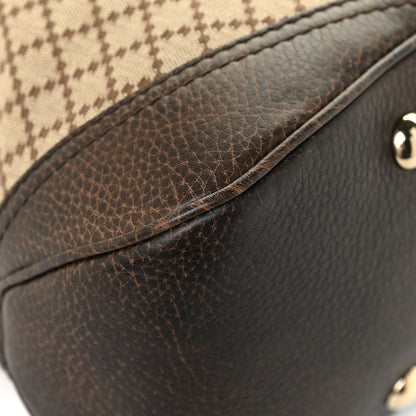 Gucci Diamante Medium Cathrine Dome Satchel Dark Brown 13 of 15