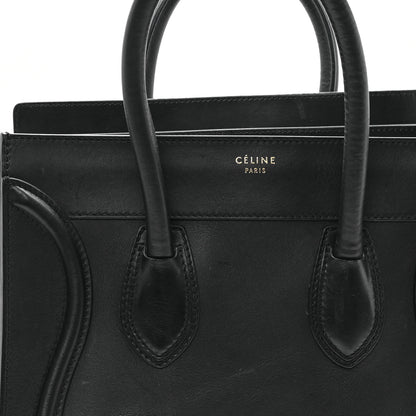 Celine Smooth Calfskin Mini Luggage Black 7 of 11
