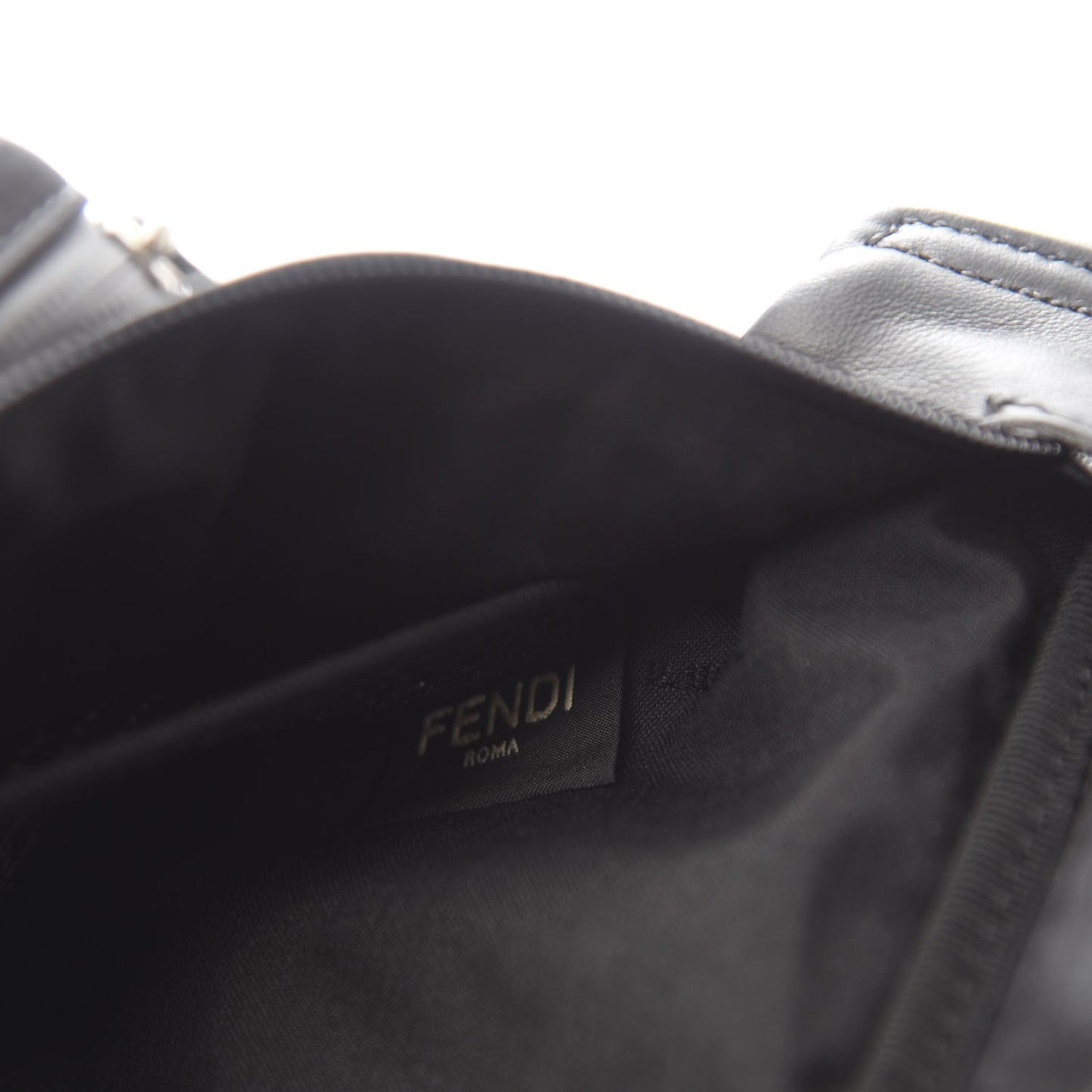 Neoprene Mesh Vitello Grace FF Pocket Belt Bag Black