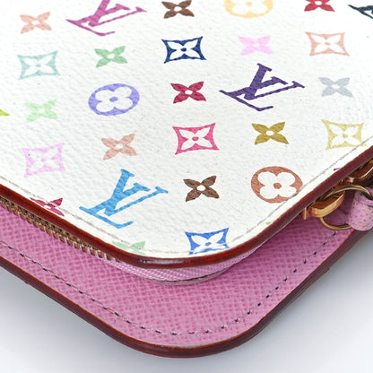 Louis Vuitton Monogram Multicolor Insolite Wallet White Litchi 10 of 10