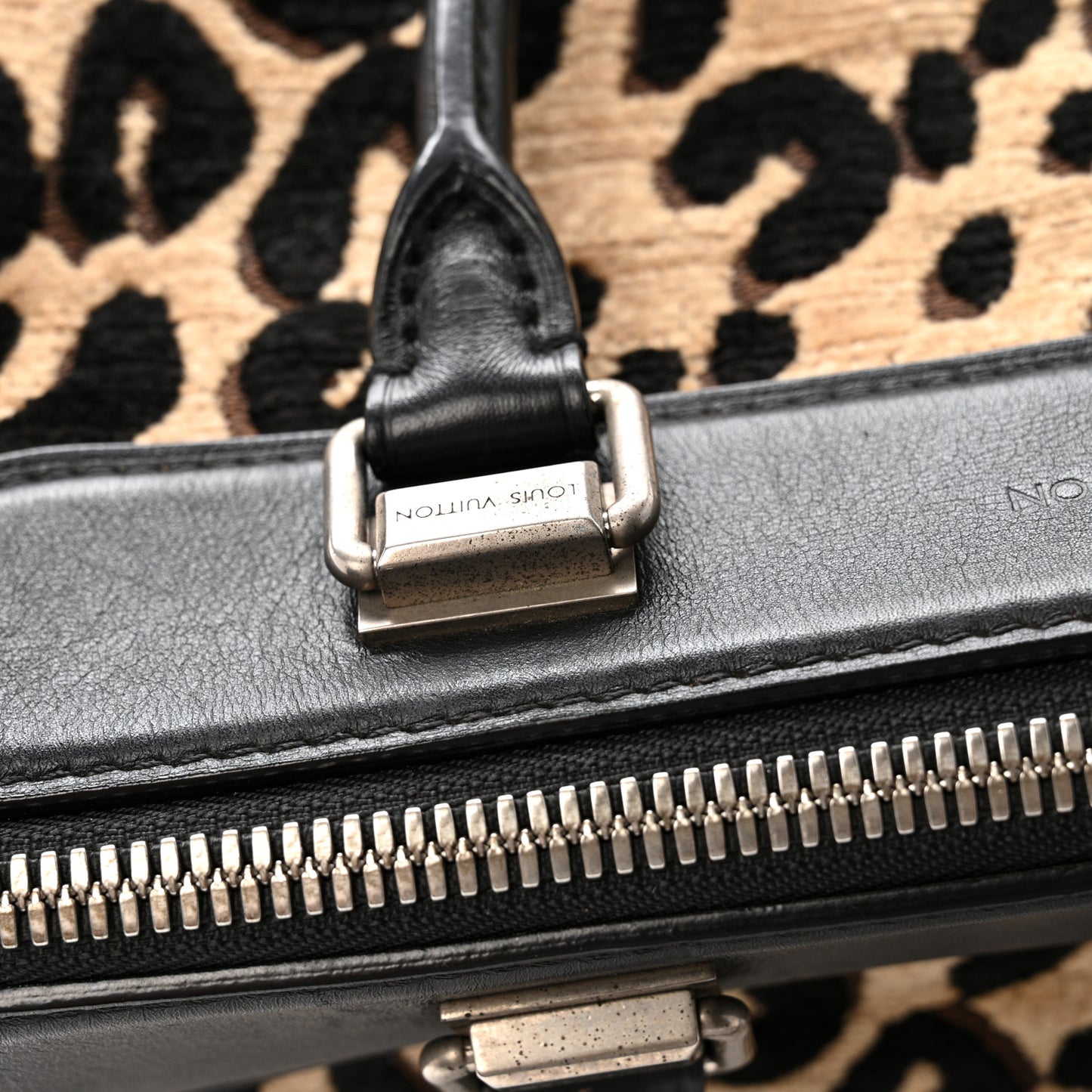 Jacquard Velvet Leopard Print Stephen Sprouse Speedy