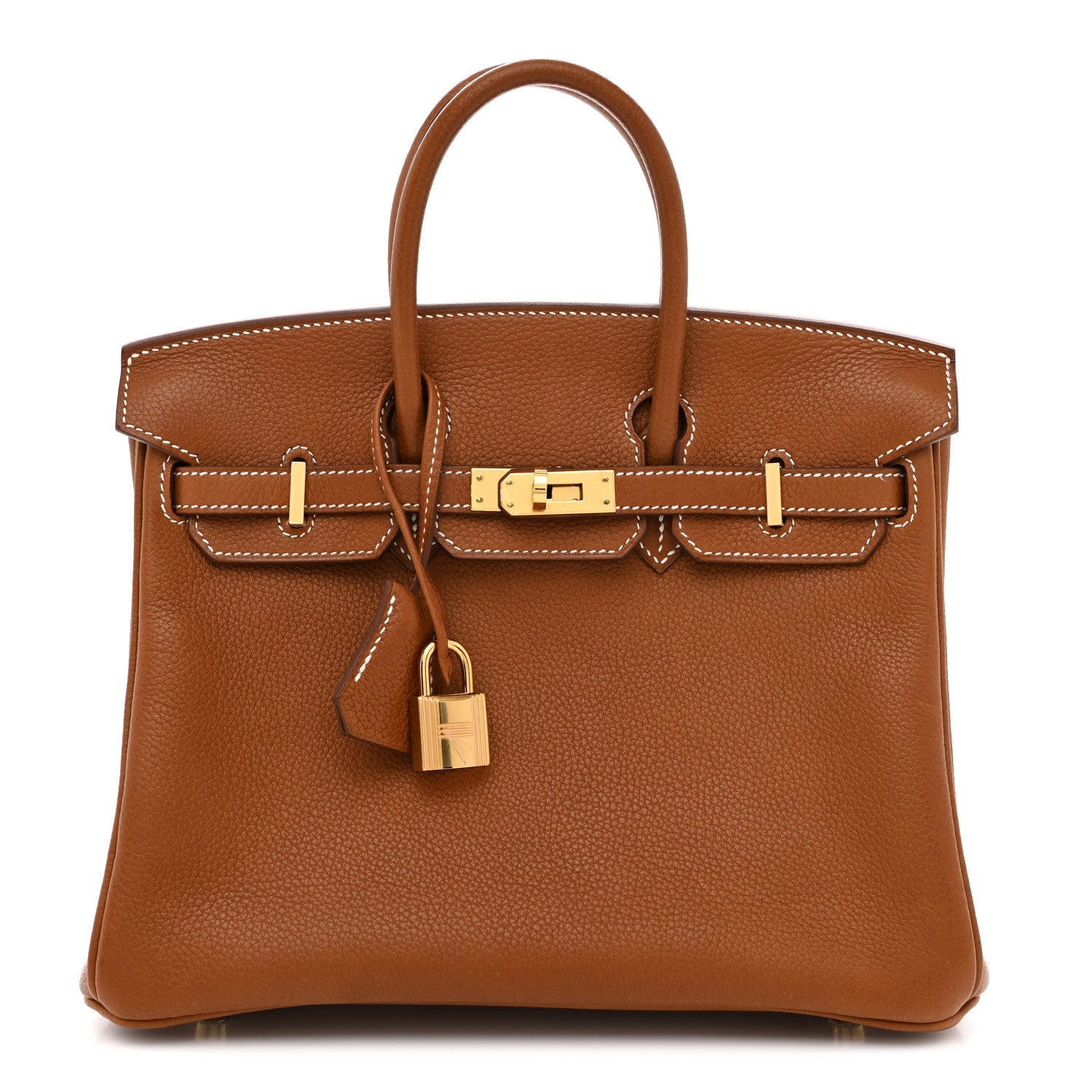 Hermes Natural Barenia Faubourg Birkin 25 Fauve 1 of 11