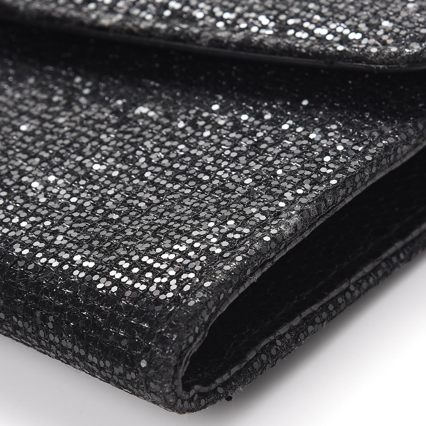 Glitter Riane Clutch Bag Black