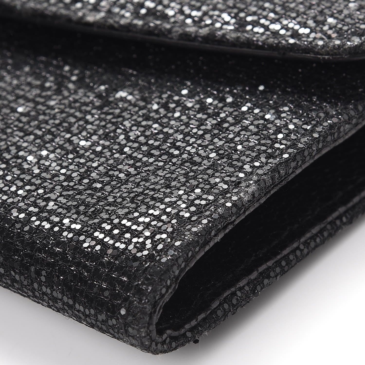 Jimmy Choo Glitter Riane Clutch Bag Black 10 of 12