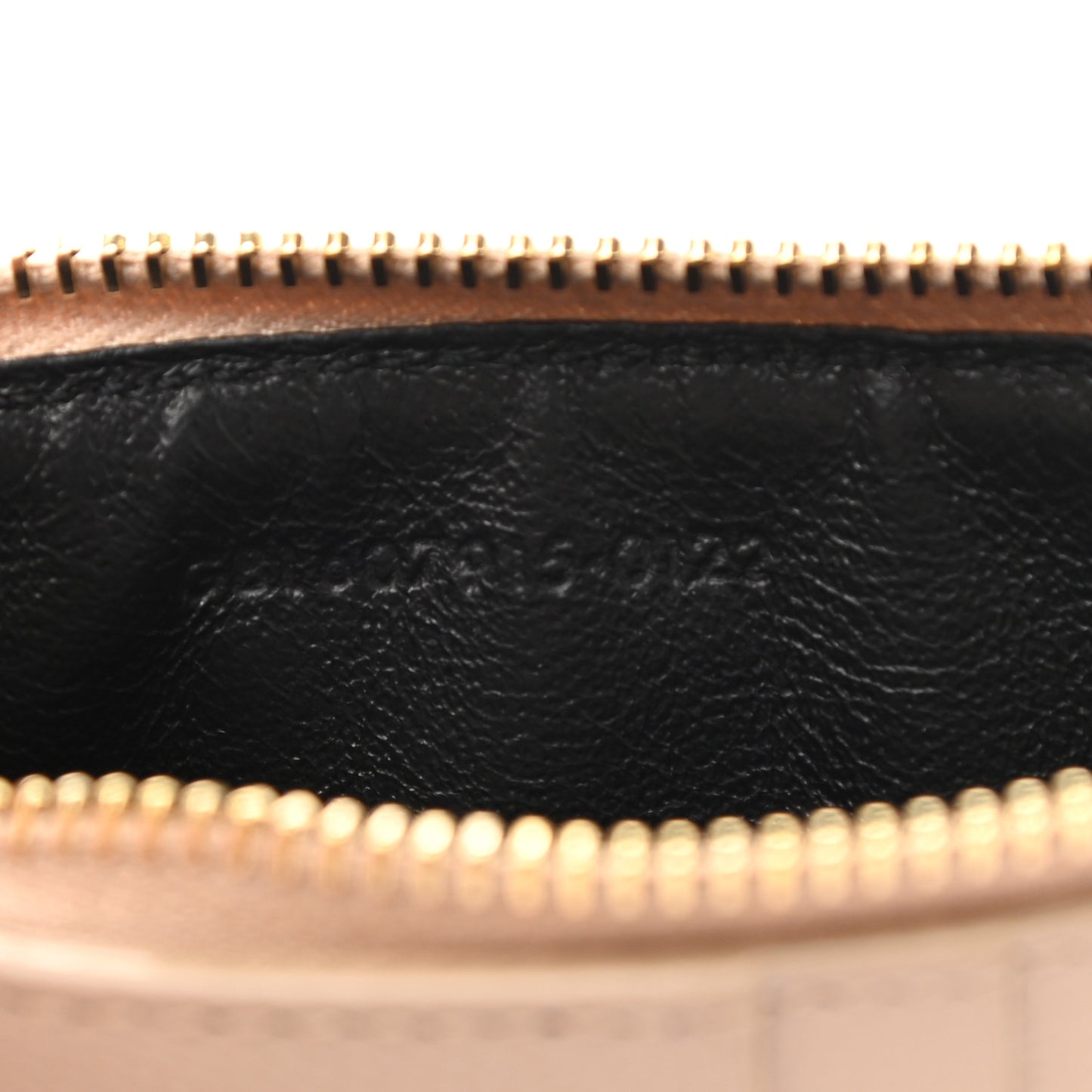 Monogram Grain de Poudre 5 Fragments Zip Pouch Card Holder Dark Latte