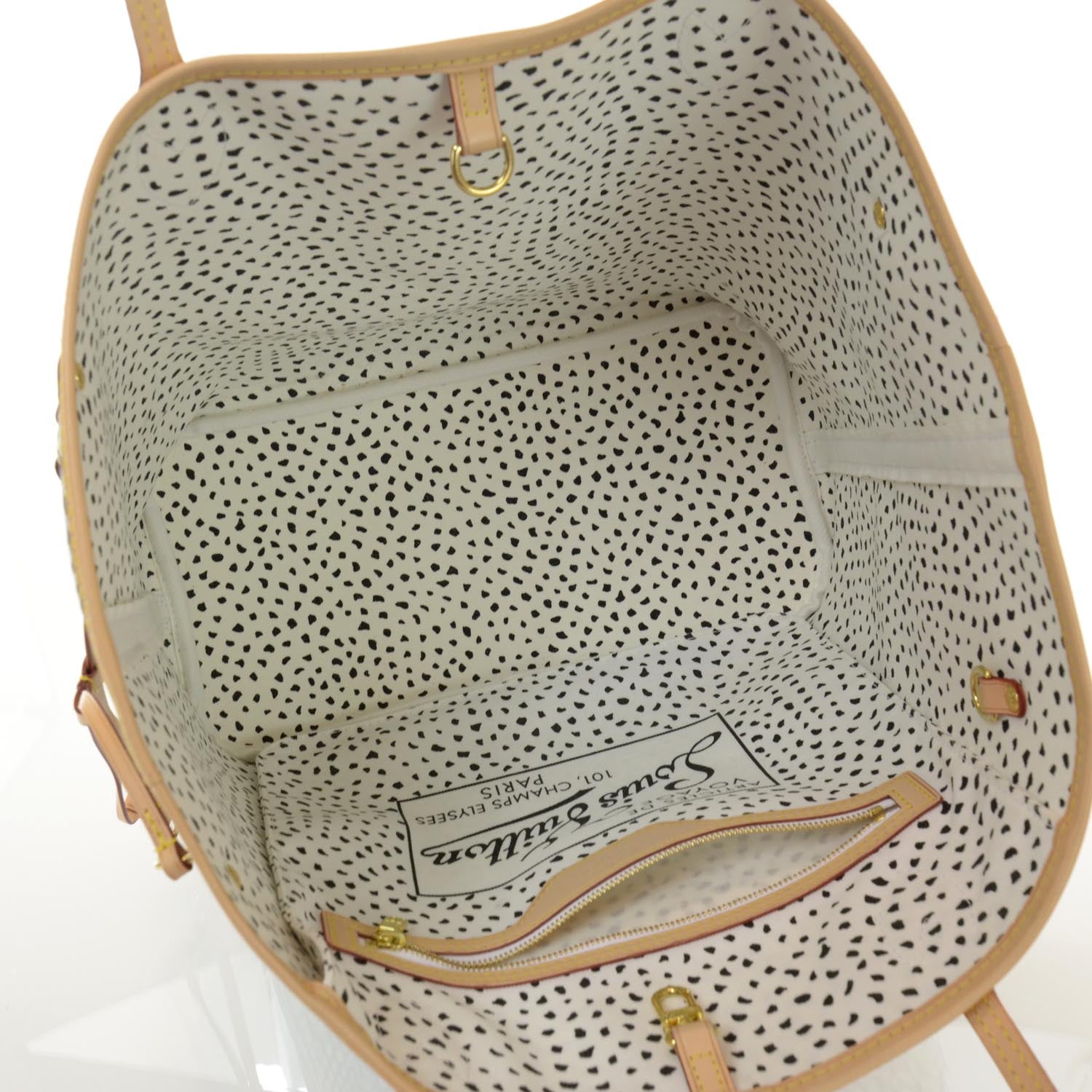 Louis Vuitton Monogram Kusama Waves Neverfull MM White 7 of 7