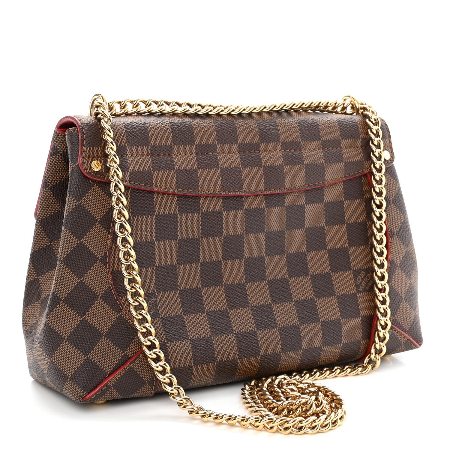 Louis Vuitton Damier Ebene Caissa Clutch Cherry 3 of 10