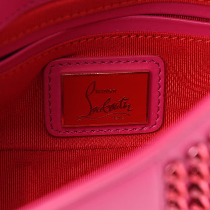 Christian Louboutin Calfskin Spiked Sweety Charity Crossbody Bag Pink 8 of 9