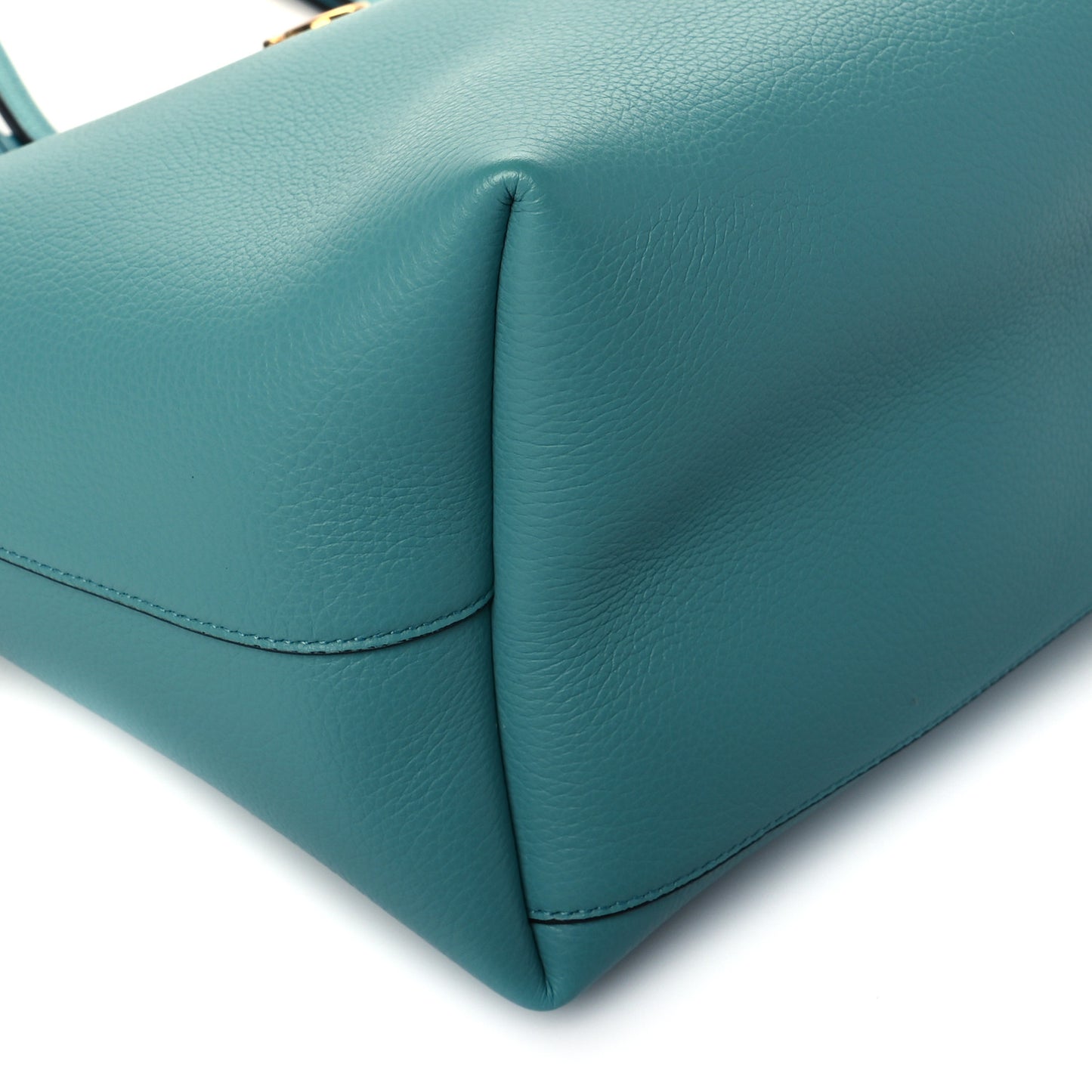 Calfskin Travel Tote Tyrone Turquoise