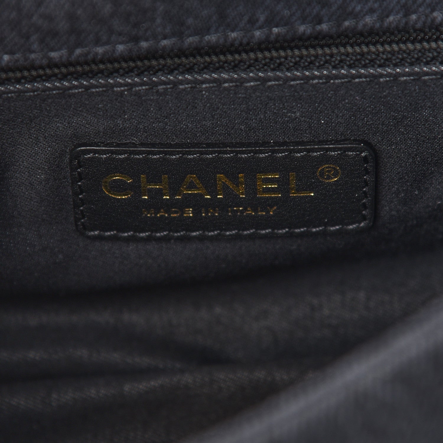Chanel Denim Quilted Denim Mood Mini Rectangular Flap Black Multicolor 6 of 9