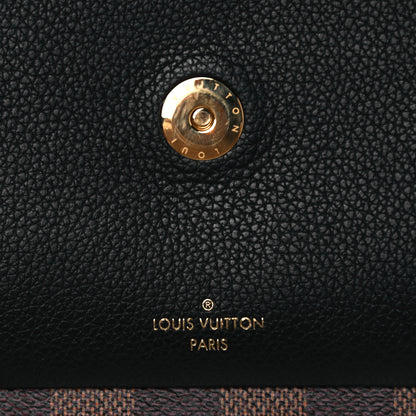 Louis Vuitton Damier Ebene Vavin Chain Wallet Black 7 of 8