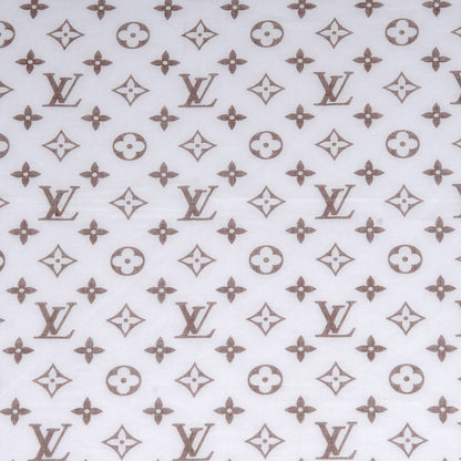 Louis Vuitton Cotton Monogram Cerises Scarf White 1 of 4